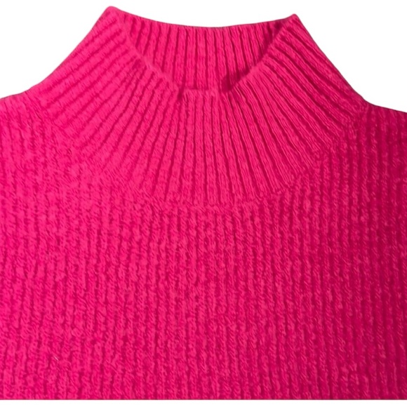 Rachel Roy Shayla in Pink Lotus Mock Neck Balloon Sleeve  L EUC - Picture 6 of 13